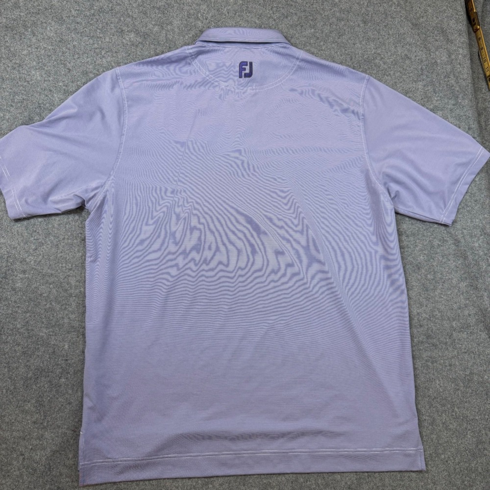 FootJoy FJ Golf Polo Mens XL Gatlinburg Golf Course Bear Titleist Blue Stripe - Picture 7 of 9